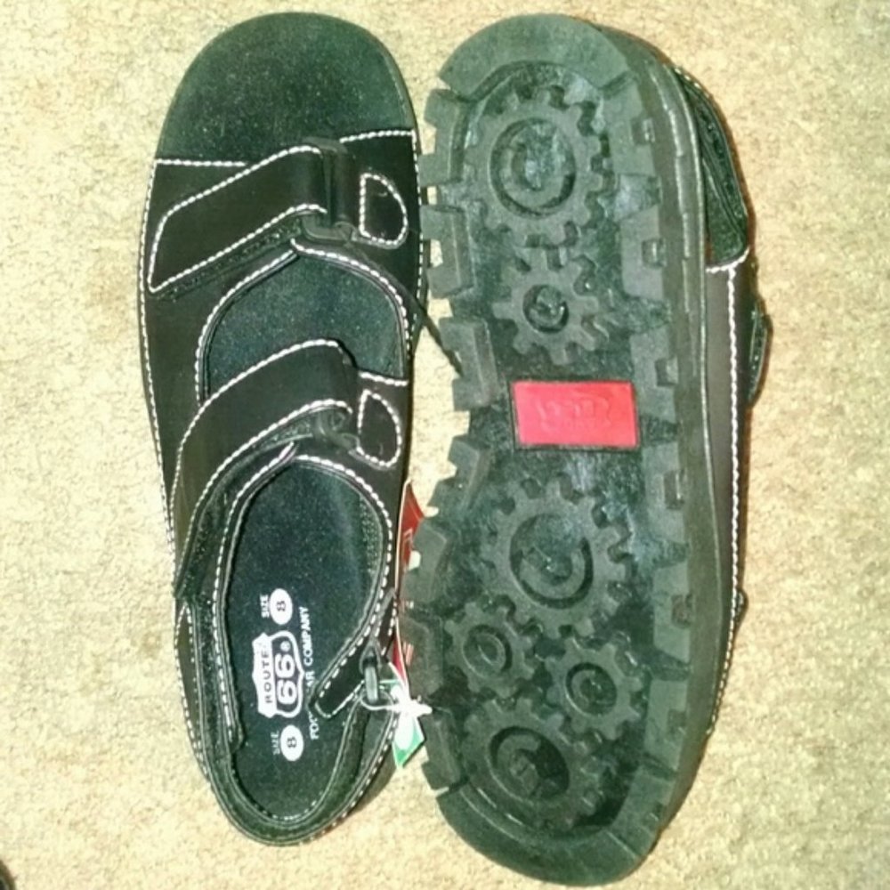 Vintage Rare Beautiful Thick Chunky Comfy Sandals Shoes